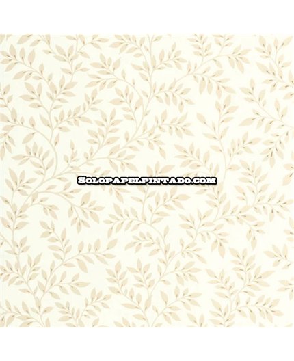 bls107471000 papel pintado blue shades caselio hojas blanco roto beige tejido no tejido super lavable