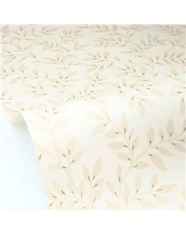 bls107471000 papel pintado blue shades caselio hojas blanco roto beige tejido no tejido super lavable