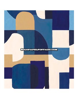bls107536201 mural blue shades caselio geometrico beige azul tejido no tejido super lavable
