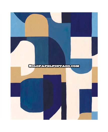 bls107536202 mural blue shades caselio geometrico beige azul tejido no tejido super lavable