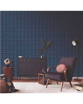 28232 papel pintado antibes iberostil geometrico moderno tejido no tejido lavable