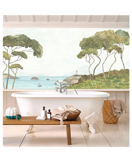 Ref.1551-M-WDWT202237007NW estancia decorada con árboles acabado Multicolor, wonderwalls 3