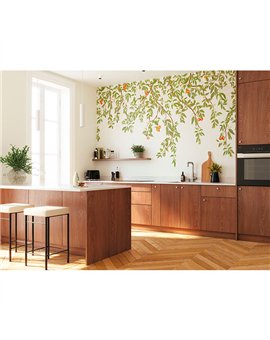 Ref.1551-M-WDWT202257207NW ambiente real de flores wonderwalls 3, en tono Multicolor
