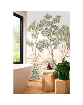 Ref.1551-M-WDWT202217605NW ambiente real de árboles wonderwalls 3, acabado Multicolor