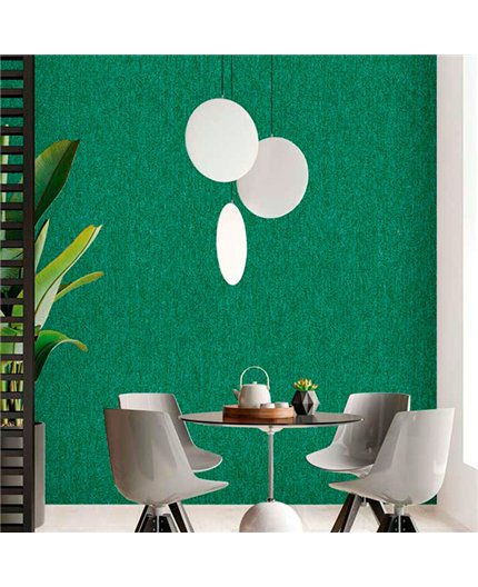 Ref.13313 papel pintado tahiti liso texturizado en Verde