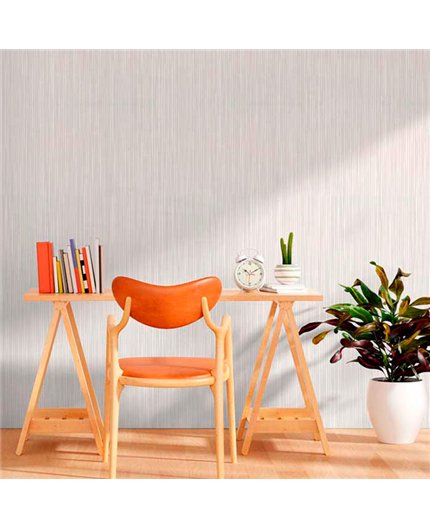 Ref.13337 papel pintado tahiti rayas finas acabado Marfil