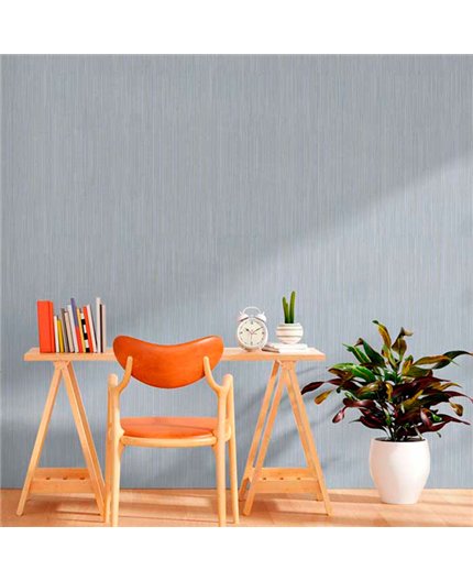 Ref.13339 papel pintado tahiti rayas finas Beige y fondo Azul