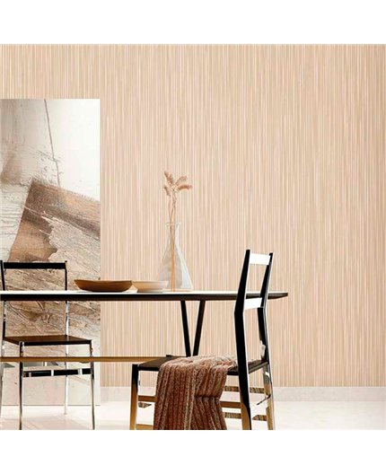 Ref.13338 papel pintado tahiti rayas finas en Beige