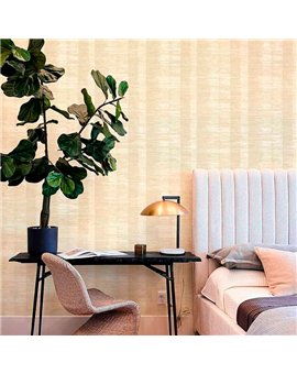 Ref.13326 papel pintado tahiti rayas colores Topo, fondo Beige