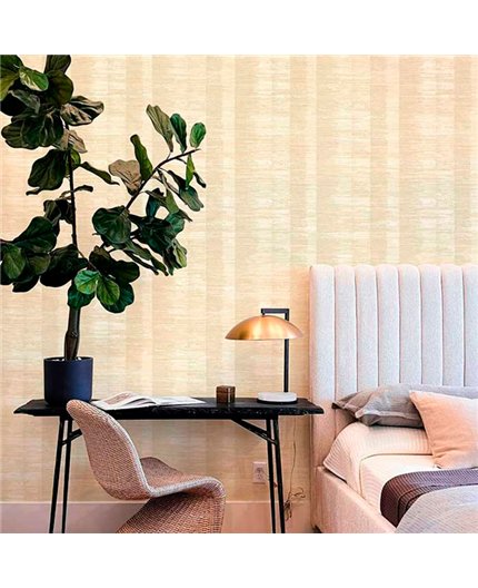 Ref.13326 papel pintado tahiti rayas colores Topo, fondo Beige