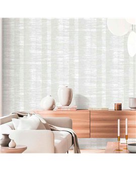 Ref.13324 papel pintado tahiti rayas Beige sobre fondo Topo