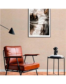 Ref.13365 papel pintado tahiti textura Topo y Dorado con fondo Beige
