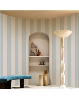 Ref.A76851630 ambiente con edition rayures liso Beige sobre fondo Topo
