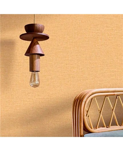 Ref.A76852242 ambiente con edition rayures liso Beige sobre fondo Ocre