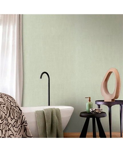 Ref.H73816100 ambiente con edition rayures liso Beige sobre fondo Verde