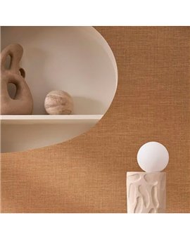 Ref.H73819466 ambiente con edition rayures liso Ocre sobre fondo Marrón