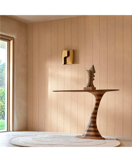 Ref.78082246 estancia decorada con rayas Marrón y fondo Beige, edition rayures