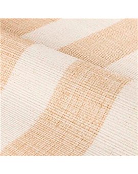 Ref.78124792 ambiente real de rayas edition rayures, sobre fondo Beige en tonos Blanco Roto