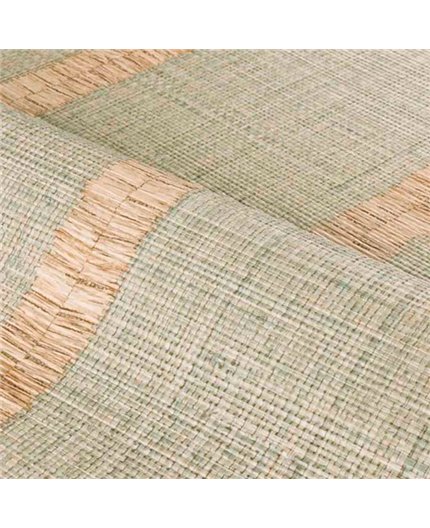 Ref.78103364 ambiente real de rayas edition rayures, sobre fondo Verde en tonos Beige