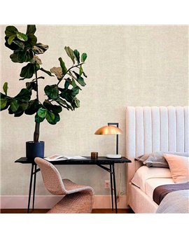Ref.21165 estancia decorada con liso texturizado acabado Topo, silva essence