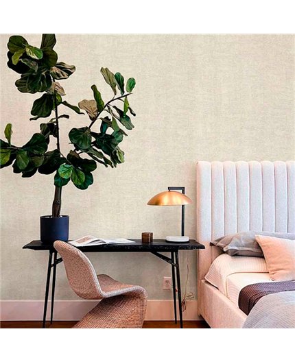 Ref.21165 estancia decorada con liso texturizado acabado Topo, silva essence