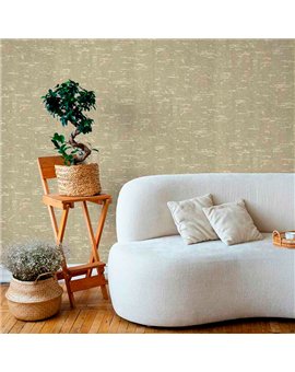 Ref.21167 foto de ambiente liso texturizado silva essence fondo Topo con Dorado