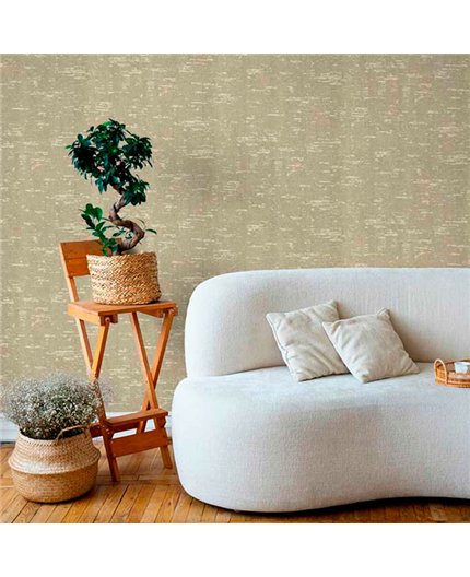 Ref.21167 foto de ambiente liso texturizado silva essence fondo Topo con Dorado
