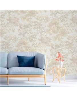 Ref.21130 ambiente real de bosque silva essence, sobre fondo Beige en tonos Topo