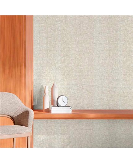 Ref.21174 estancia decorada con geométrico espiga en tono Topo, silva essence