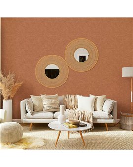 Ref.3751 papel pintado living textures textura rugosa en tono Marrón