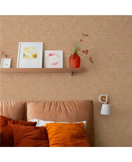 Ref.3744 papel pintado living textures textura rugosa Beige con fondo Marrón