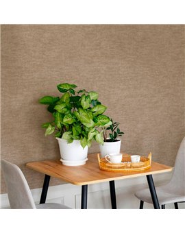 Ref.3715 papel pintado living textures textura rugosa de color Marrón
