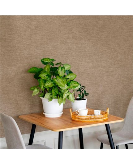 Ref.3715 papel pintado living textures textura rugosa de color Marrón