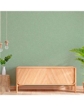 Ref.3745 papel pintado living textures textura rugosa en tono Verde