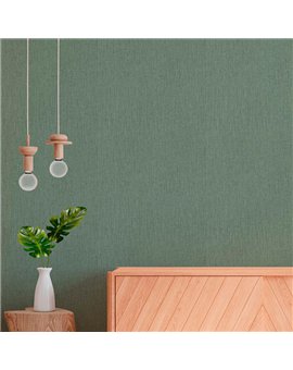 Ref.3713 papel pintado living textures textura rugosa en color Verde