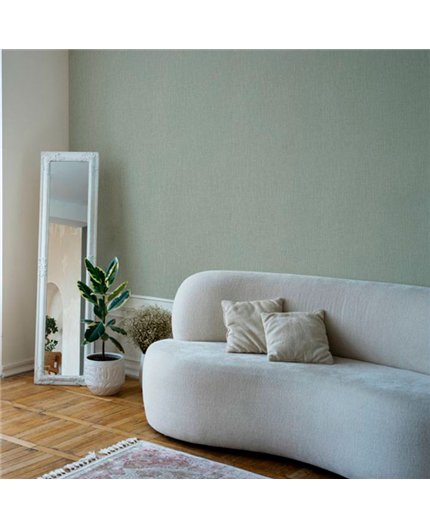 Ref.3719 papel pintado living textures textura rugosa de color Verde