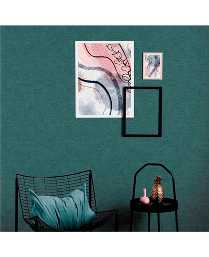 Ref.3716 papel pintado living textures textura rugosa de color Verde
