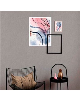 Ref.3722 papel pintado living textures textura rugosa de color Gris