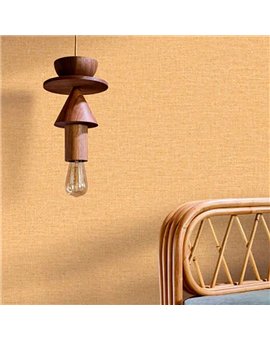 Ref.A76852242 ambiente con edition rayures liso Beige sobre fondo Ocre