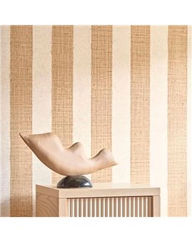 Ref.78124894 ambiente con edition rayures rayas Blanco Roto sobre fondo Marrón
