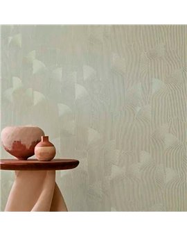 Ref.78141120 ambiente con striato texturas arcos art déco acabado Verde