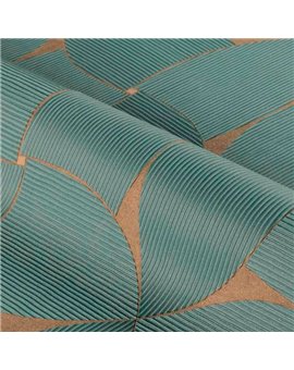 Ref.78130508 ambiente con striato texturas mosaico pétalos Marrón sobre fondo Verde