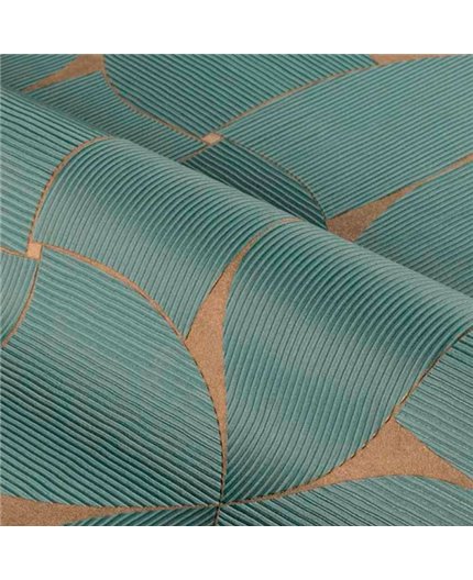 Ref.78130508 ambiente con striato texturas mosaico pétalos Marrón sobre fondo Verde