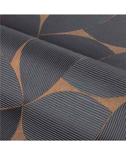 Ref.78130610 ambiente real de mosaico pétalos striato texturas, sobre fondo Topo en tonos Ocre