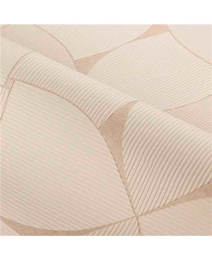 Ref.78130304 estancia decorada con mosaico pétalos Beige y fondo Marfil, striato texturas