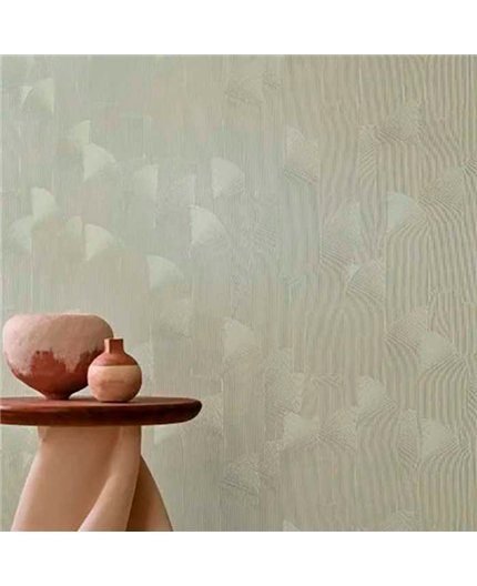 Ref.78141120 ambiente con striato texturas arcos art déco acabado Verde