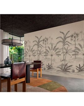 Ref.78223874 foto de ambiente mural oasis racines en tono Marrón