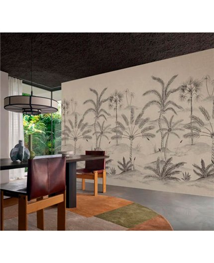 Ref.78223874 foto de ambiente mural oasis racines en tono Marrón