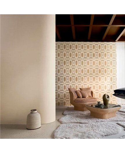 Ref.A70171630 ambiente real de lino racines, en Beige