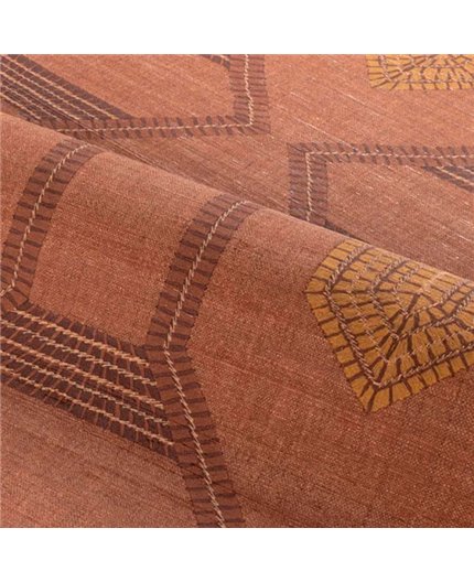 Ref.78190712 estancia decorada con mosaico art déco Ocre y Marrón y fondo Caldera, racines